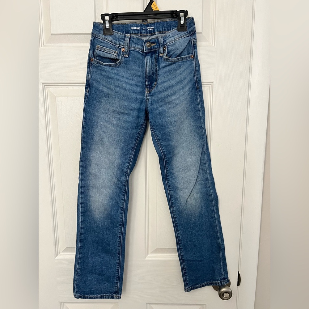 Old Navy Boys' Straight Blue Jeans